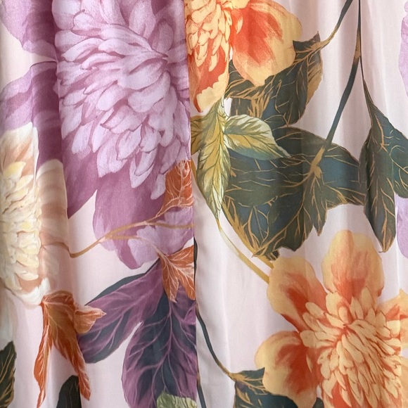 Floral Maxi Dress spring / summer vibe pretty dress pink lavender beauty - Picture 7 of 14